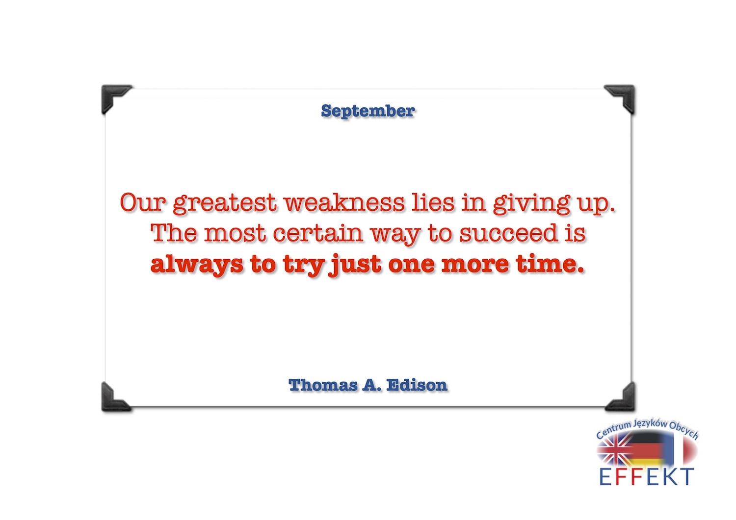 Featured image for “Motywacja na wrzesień 2016”